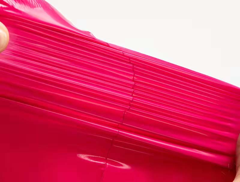 上甘岭玫红色快递袋-05